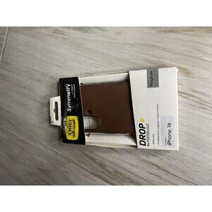 OtterBox Symmetry Drop+ Eco-Friendly Leather Case for iPhone 16